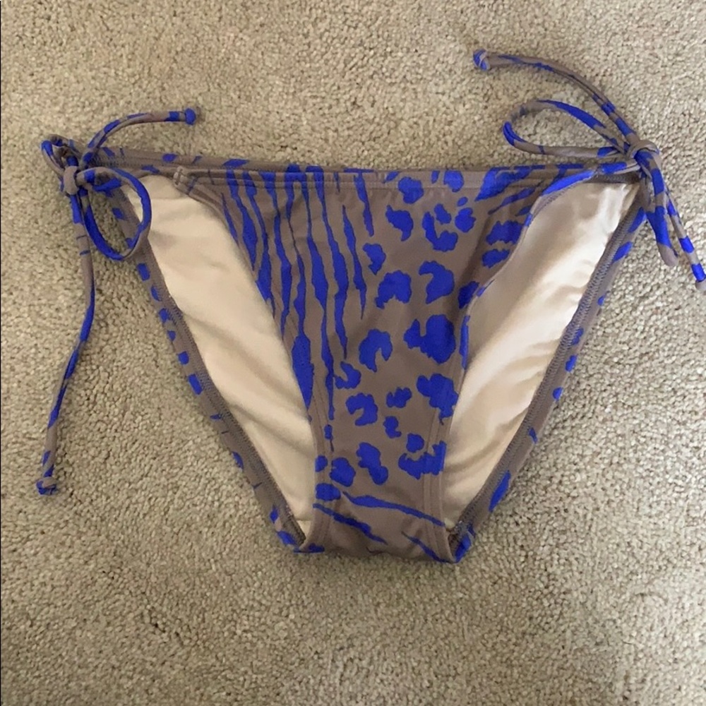 Victoria’s Secret Blue Leopard Swim Bikini Bottom